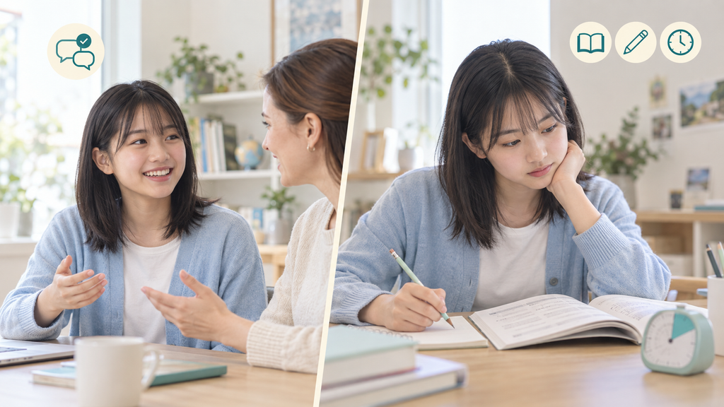 パターンB|話せても文法・読解・試験でつまずく理由