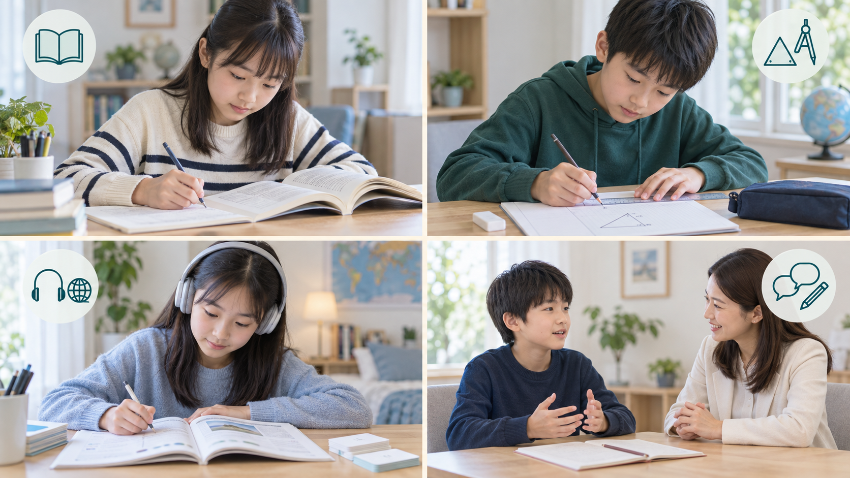 科目別の準備|国語・算数・英語・作文面接は何から始める?