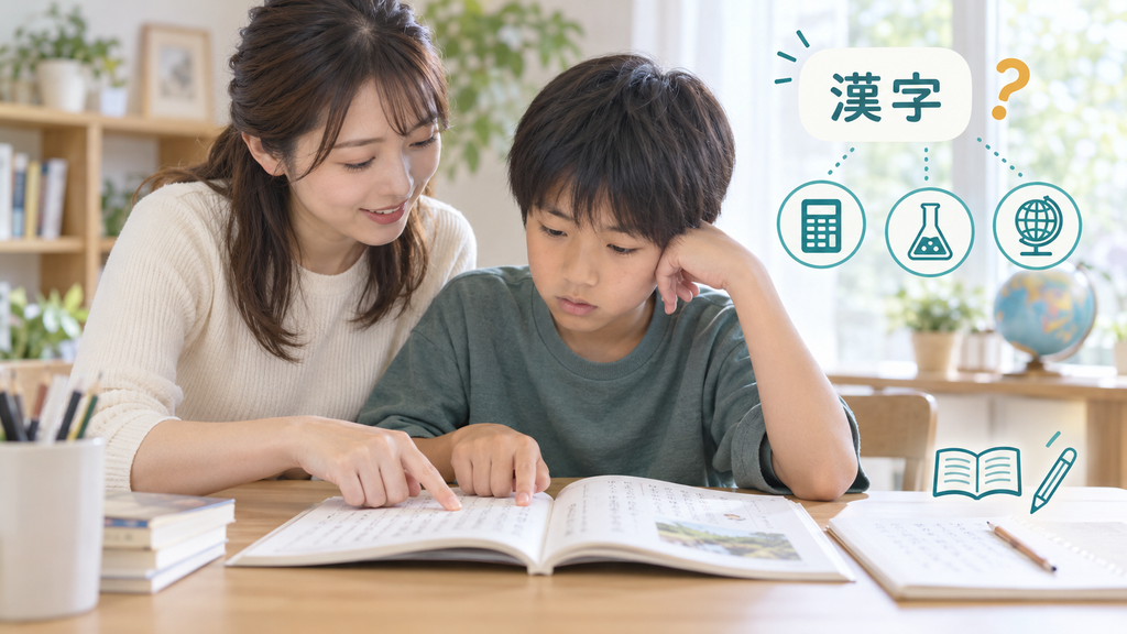 つまずき①|漢字が読めないと、国語以外の教科にも影響する