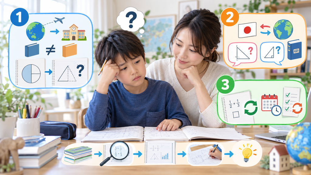 算数・数学につまずく主な3つの原因|未習・日本語・理解と定着を確認する