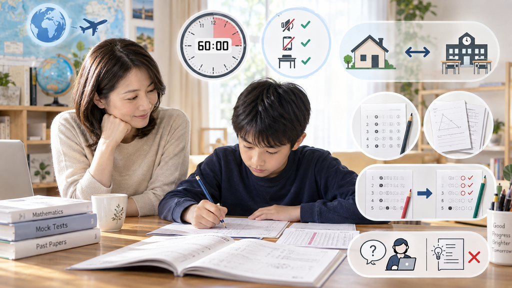 現在の学習状況をどう測るか|自宅受験では条件をそろえる