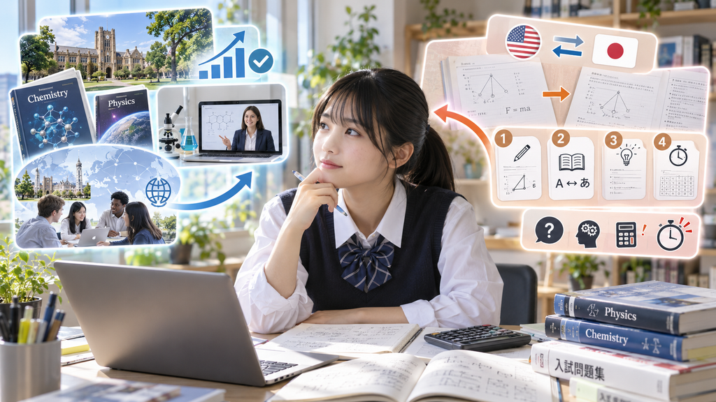 英語で学んだ数学・理科を、目的に合う形で伸ばす