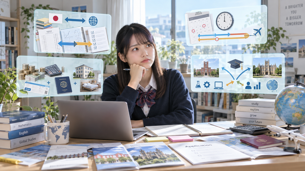 海外大学との併願は、準備と費用が両立するかで考える