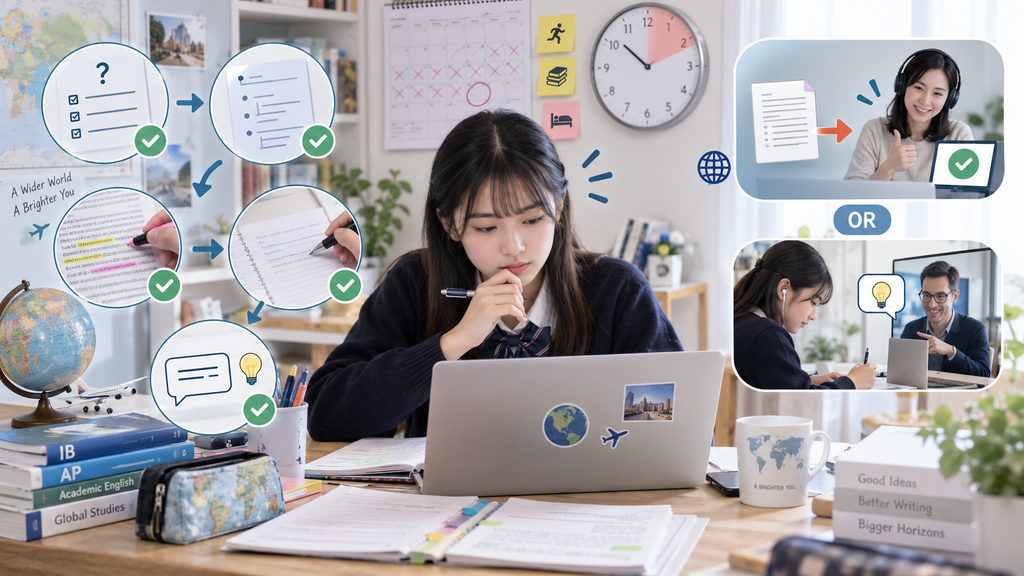 現地校が忙しく、書く時間が取れないときの進め方