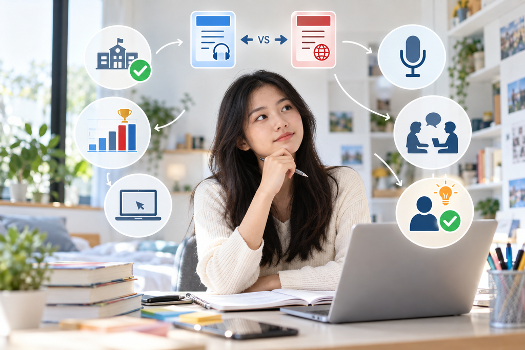 TOEFLとIELTSはどちらを受けるべき？3つの基準で選ぶ