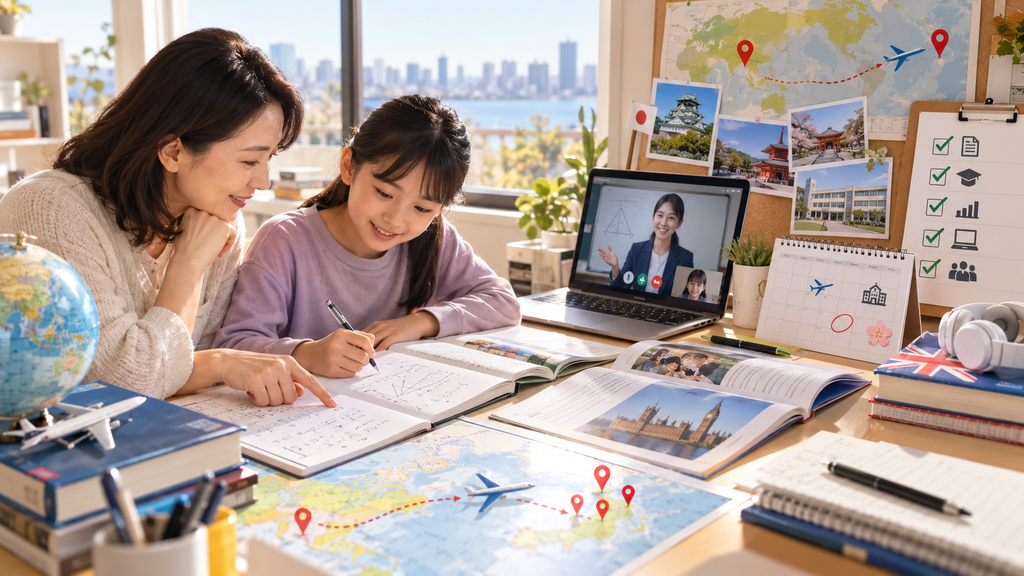 海外にいる間に、関西の中学受験の準備をどう進めるか