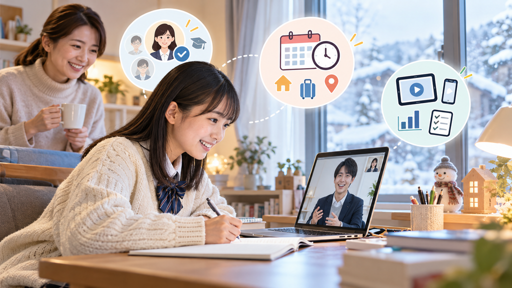 トライのオンライン冬期講習の3つの強み